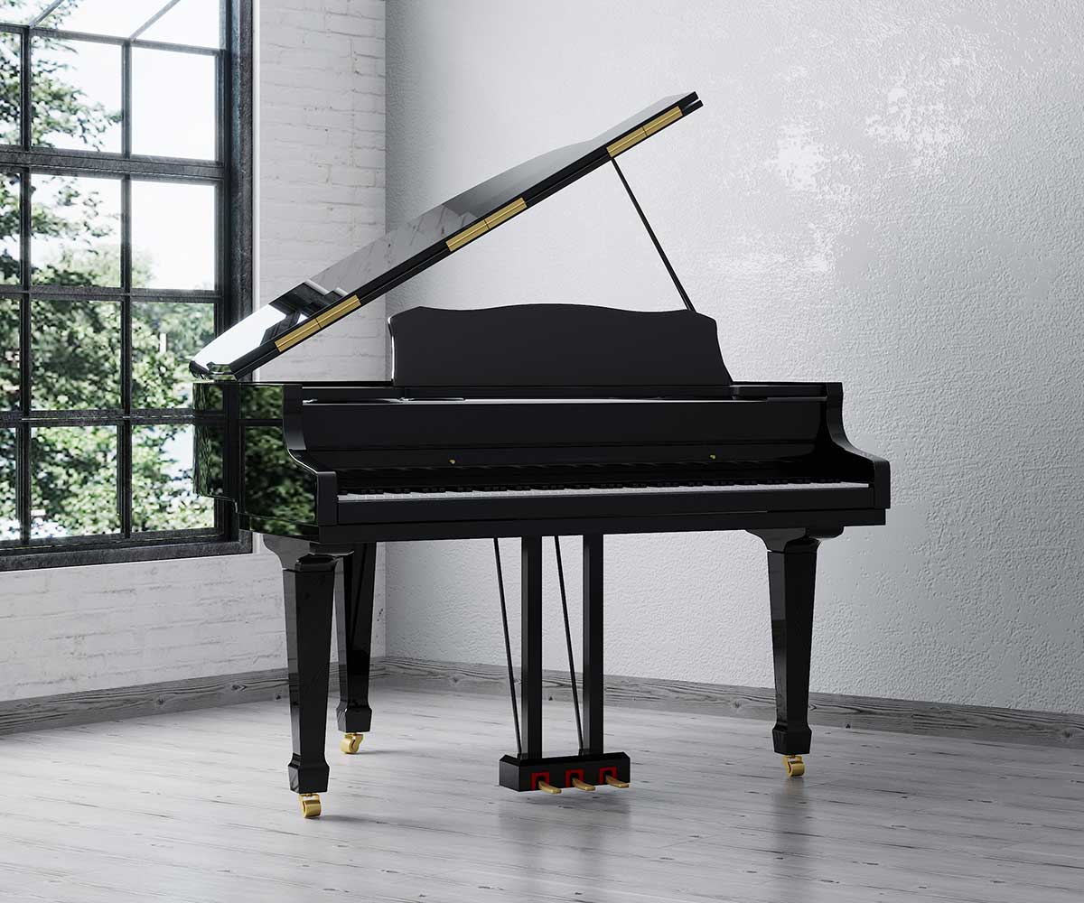 baby grand piano